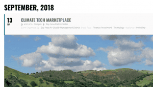 Orange EV will exhibit at the Climate Tech Marketplace 2018