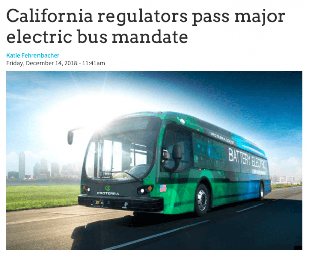 EV Mandate Coming for Class 8 Trucks Electric Bus Mandate Orange EV