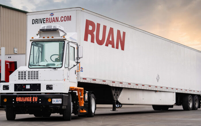 Ruan Orange EV All Electric Terminal Truck