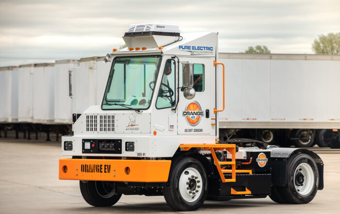 Orange EV e-TRIEVER all-electric terminal truck