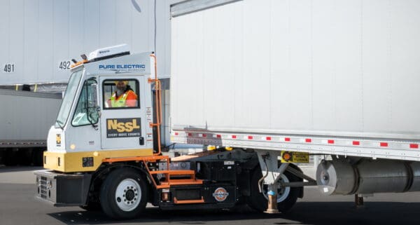NSSL Orange EV electronic fleet truck