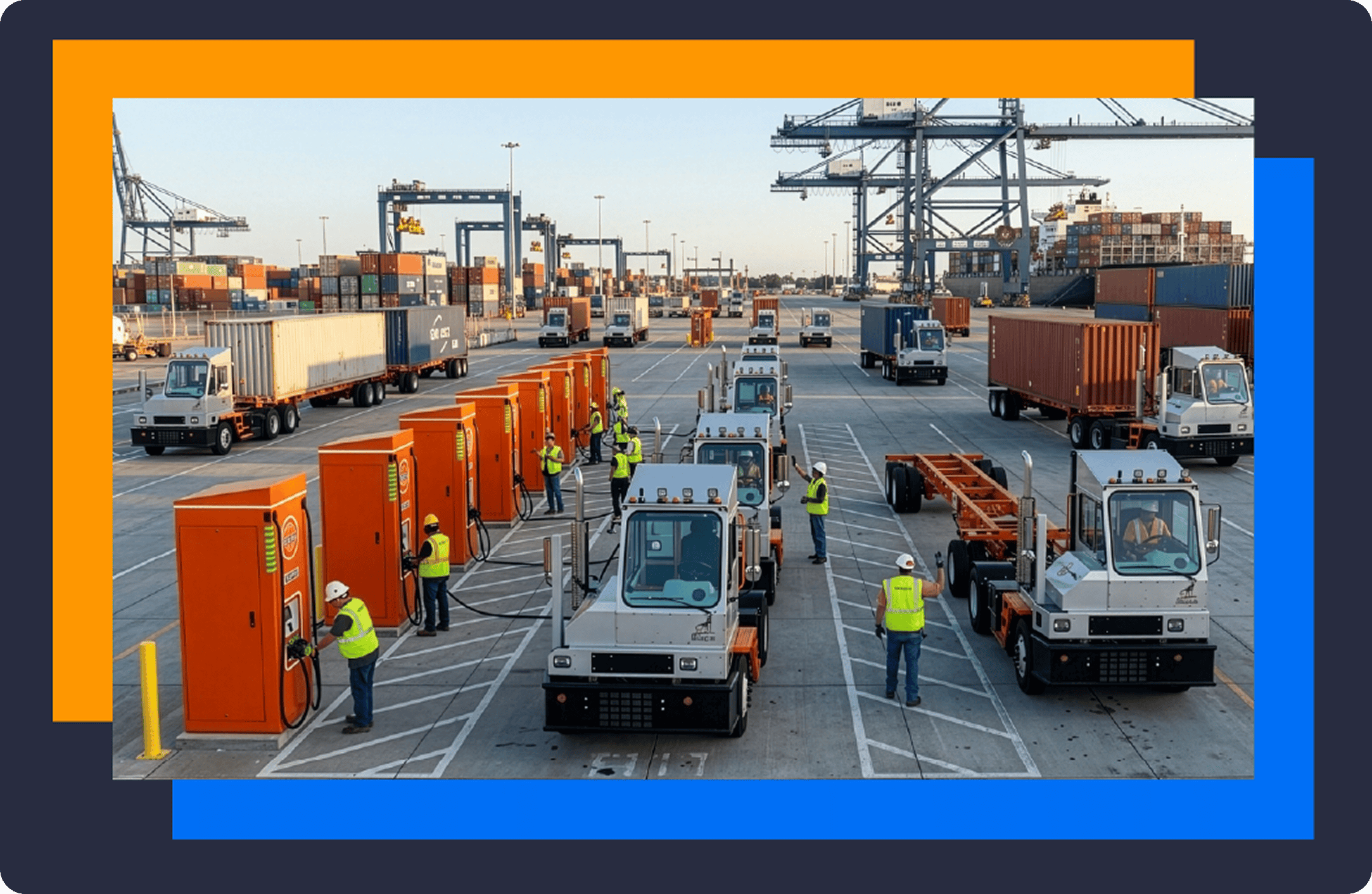 Orange Juicer Fast Fleet Charging Solution